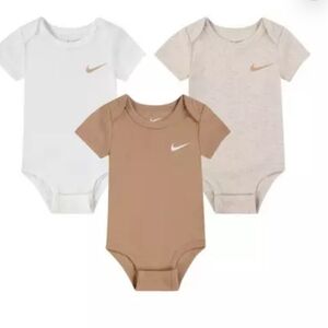 Nike Baby Bodysuit 3 Pack - Brown